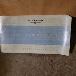 Chrysler 2005 Town And Country Owners Manual
