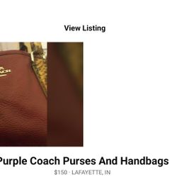 Coach Purse 