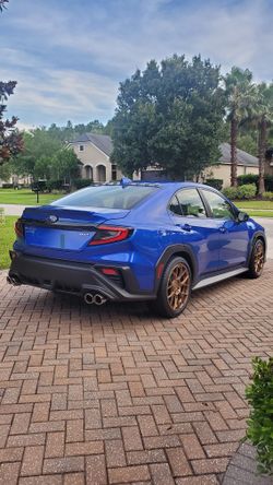 2022 - 2025 Subaru WRX Rear OEM Spoiler In WR Blue Pearl