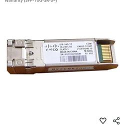 Cisco ten GB SFP Plus
