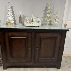 Kitchen/Dining Room Table & Credenza