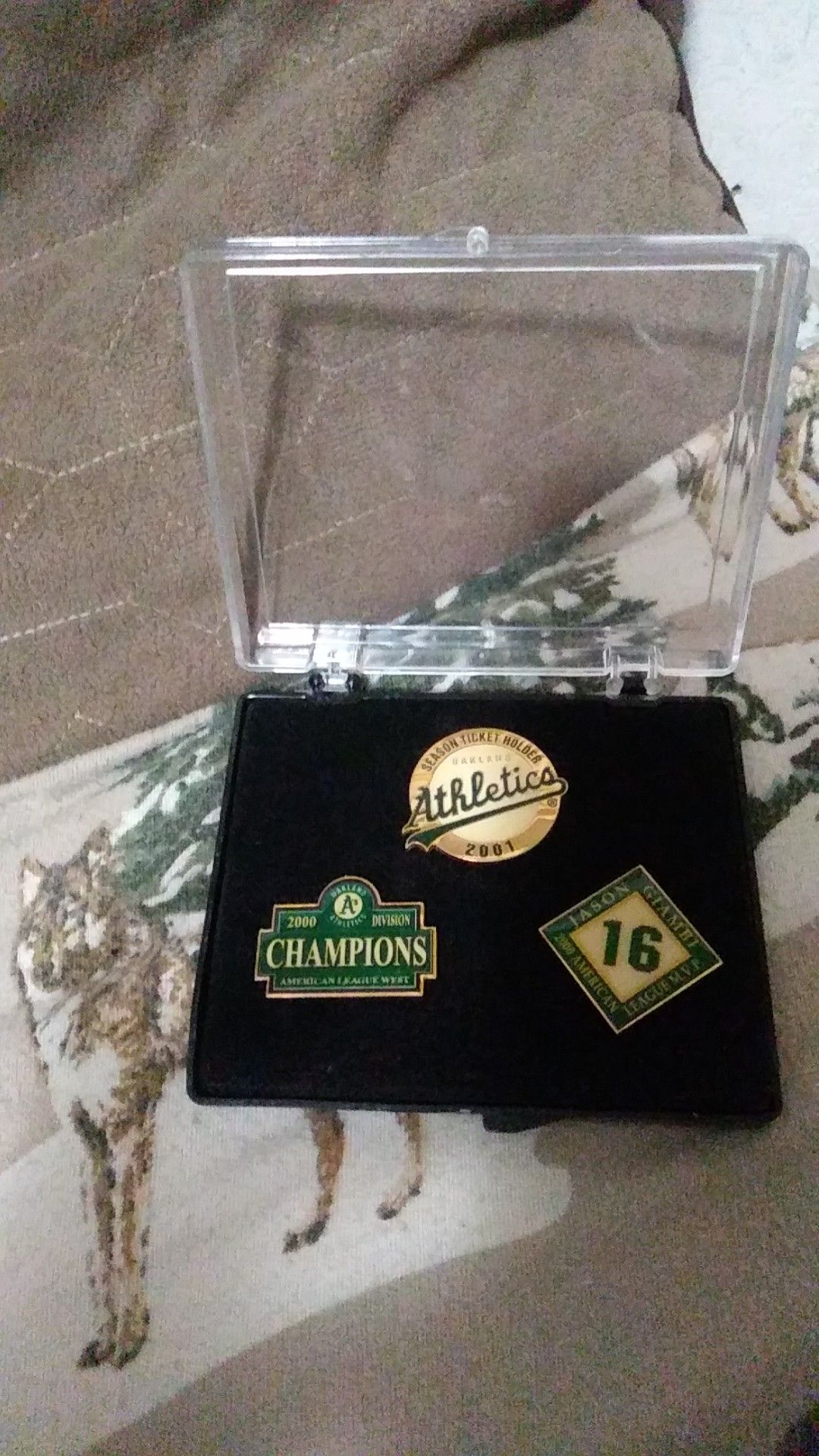 Oakland A's ticket holder / pins