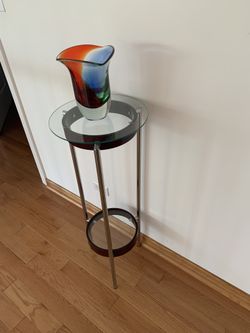 Contemporary  Round End Table