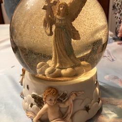 Vintage Angel Music Box