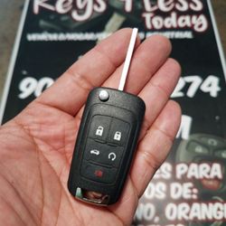 $100 in Pomona/Upland | Chevy Chevrolet GMC Buick Flip Key Copy (Malibu, Enclave, Verano, Camaro, Colorado, Cruze, Sonic, Terrain, Sierra)