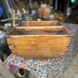 Old Japanese Rice Harvest Bucket