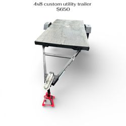4x8 Utility Trailer Custom Made 