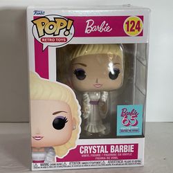 124 Crystal Barbie Funko Pop 65th Anniversary NIB