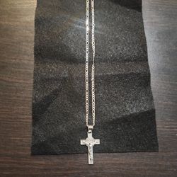 Silver Chain With Jesus 925