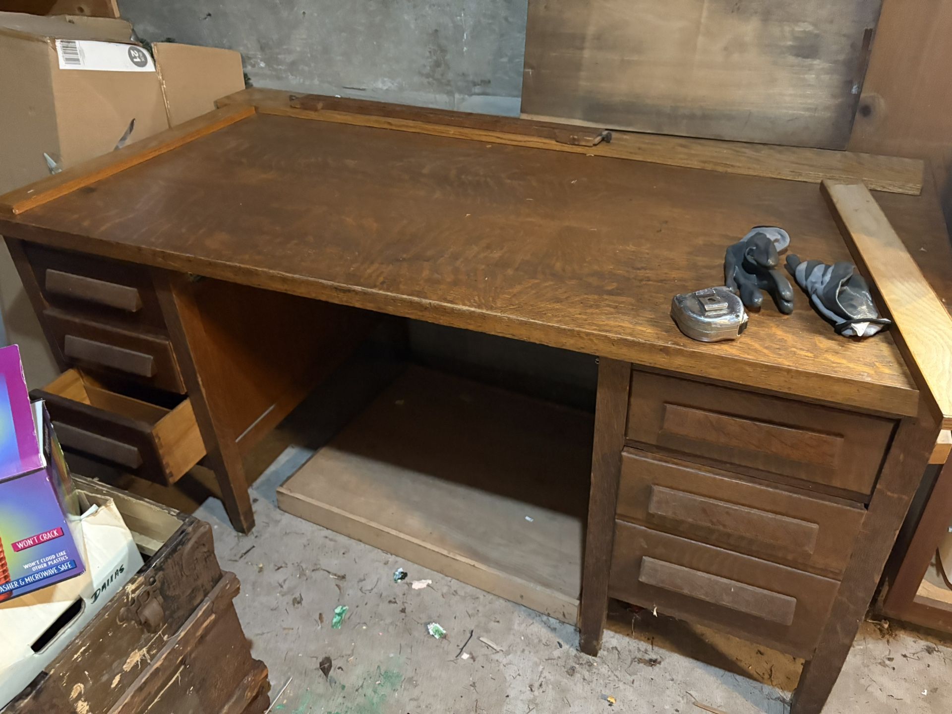 Large Wooden Desk