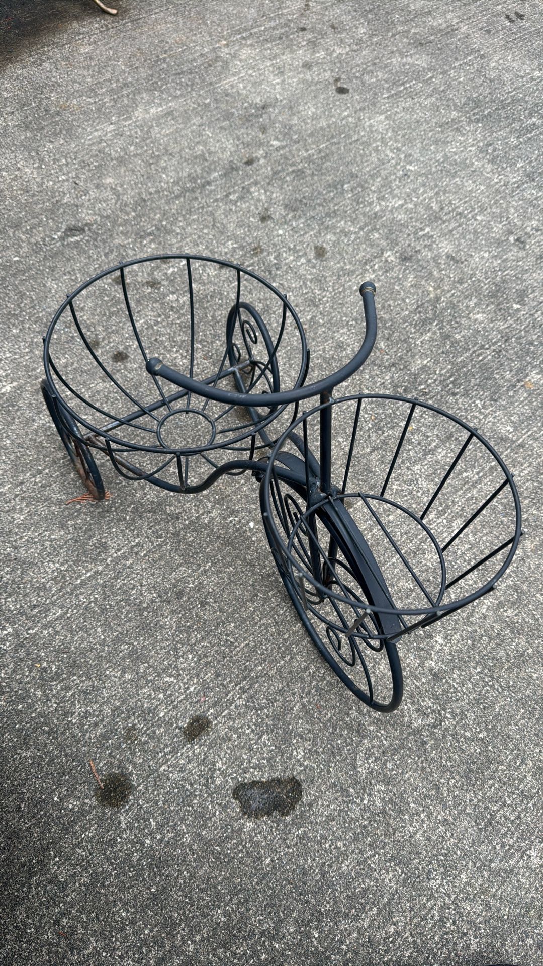 2 Pot Bike For Garden Decoration
