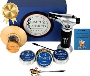Cocktail Smoker Kit with Torch, Includes Smoker Chips, The Whiskey Smoker Kit