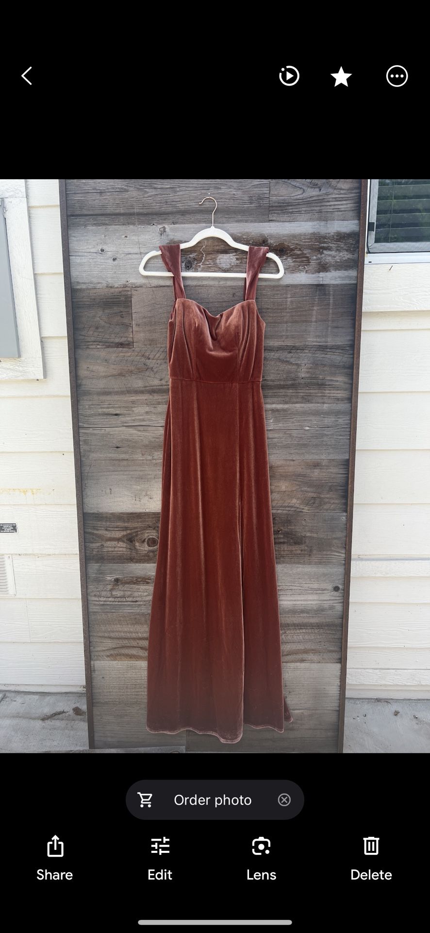 jenny yoo burgundy dress Jenny Yoo Bridesmaid Dress Brett Terracotta main image 0