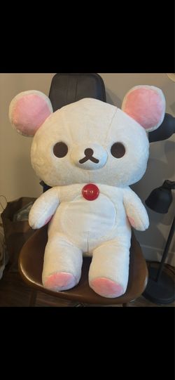 RARE 2013 San-X Korilakkuma Jumbo Plush 33” 85cm Giant Stuffed Animal w/ Tags