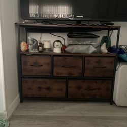 Dresser With Cloth Drawers