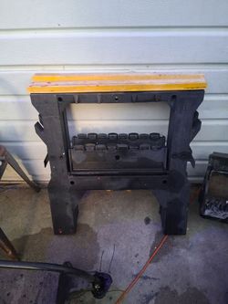 Portable Plastic Workbench Sawhorse
