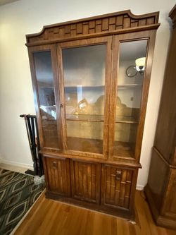 Wooden Display Cabinet