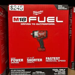 Milwaukee M18 FUEL 18V Lithium-Ion Brushless Cordless 1/2 in. Impact Wrench with Friction Ring (Tool-Only)