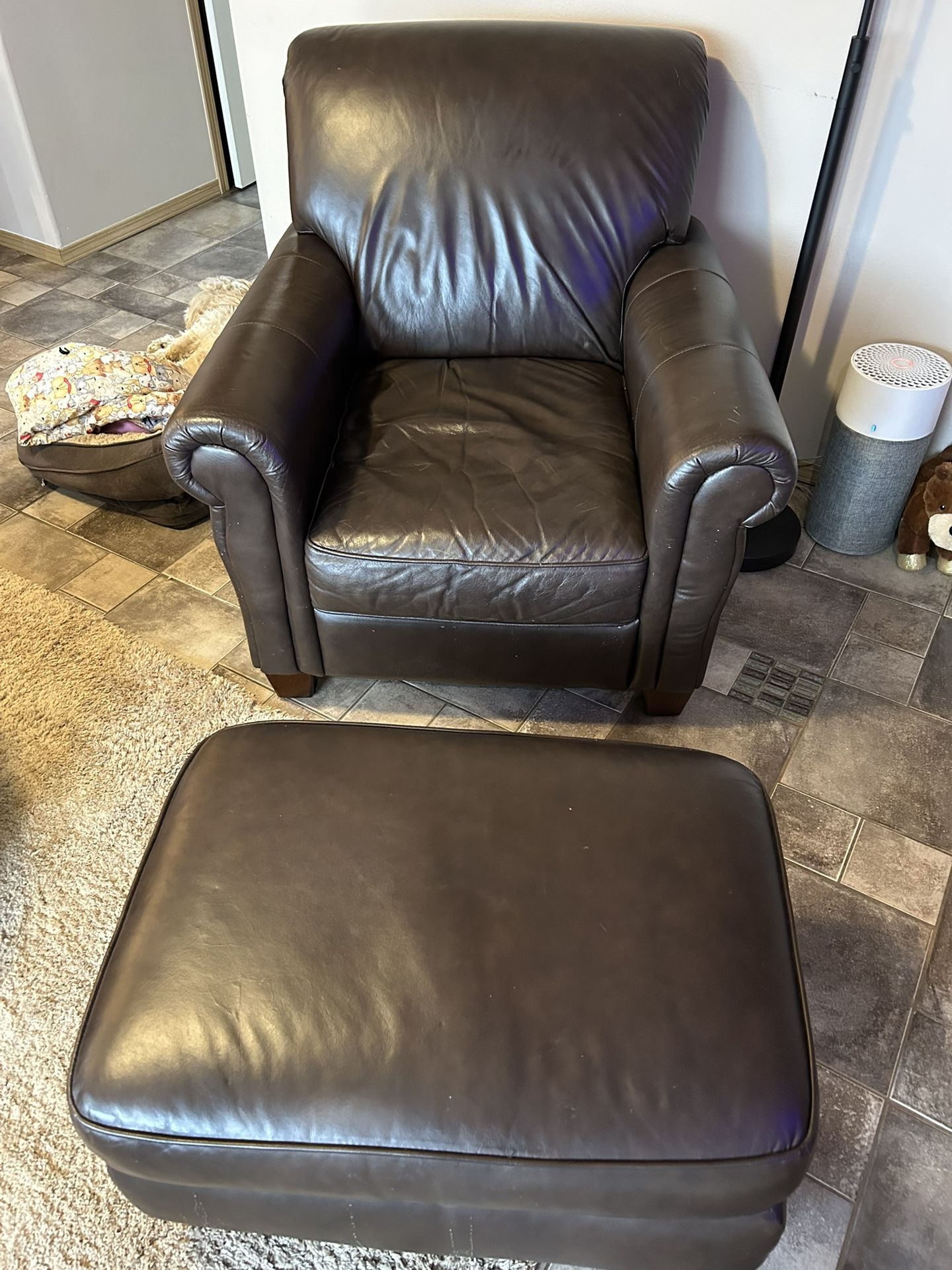 CHAIR & OTTOMAN