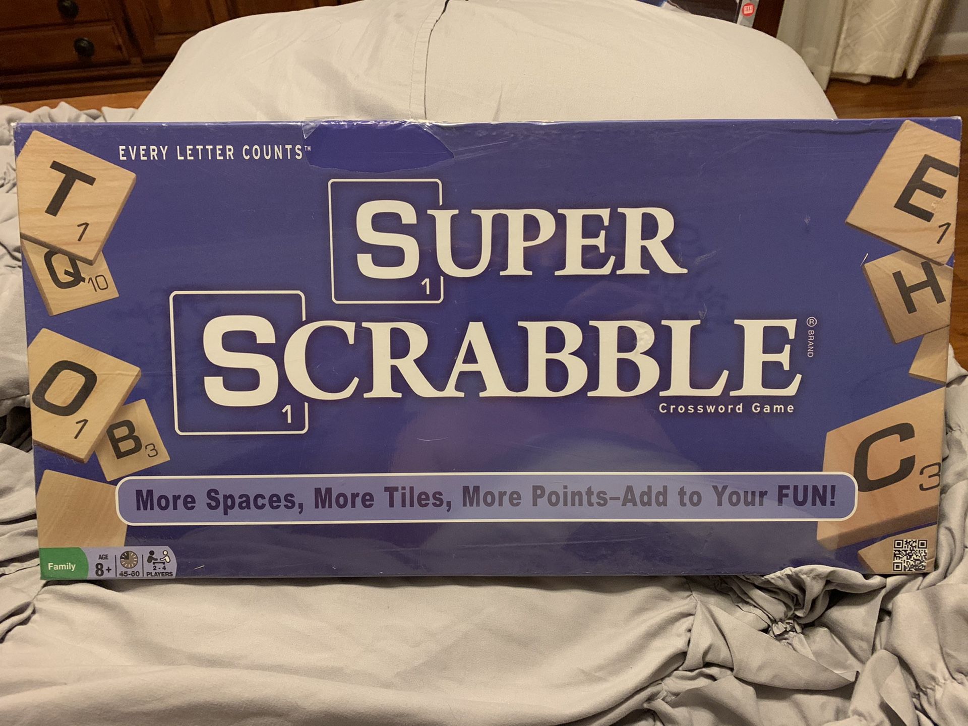 Super Scrabble Word Board Game. Brand New