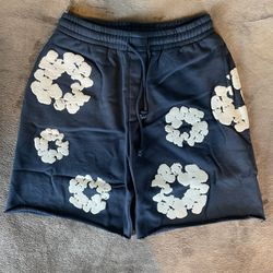 Navy Blue Denim Tears Shorts 