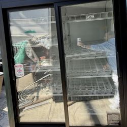 Double-door Beverage Cooler