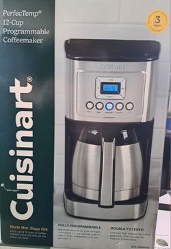 BRAND NEW - Cuisinart 12-Cup Programmable Stainless Steel Coffee Maker