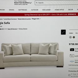 Ashley Furniture Maggie Sofa - Brand New W/tags