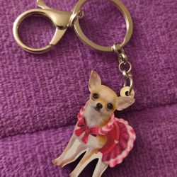 Pretty In Pink TuTu Keychain