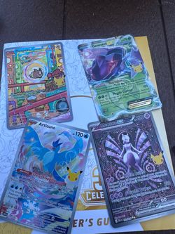Lot of 4 Pokémon 30 Celebration - MINT