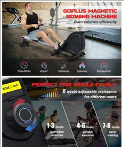 Goplus Rowing Machine