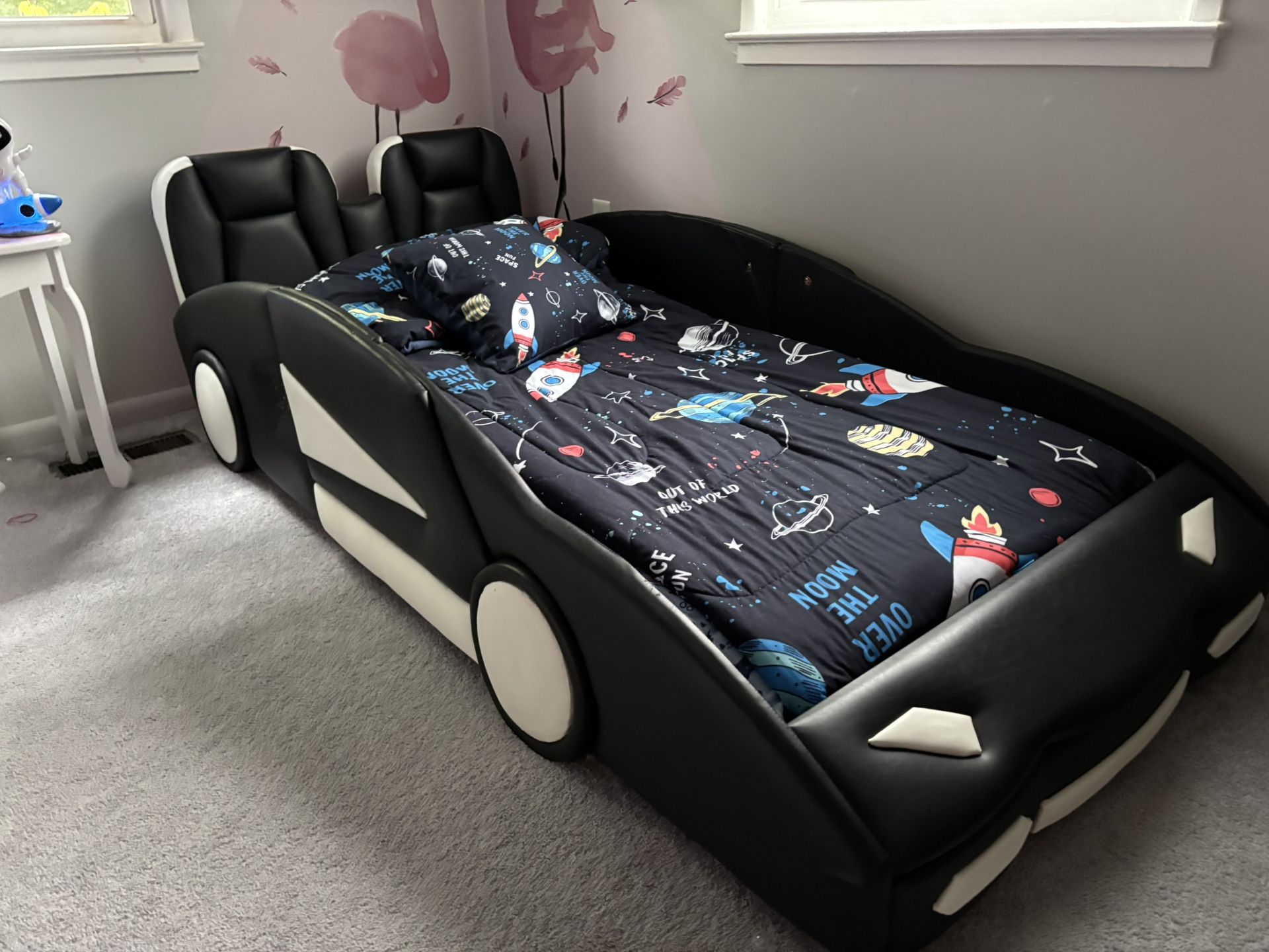 boy race car bed twin
