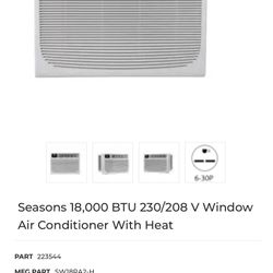 Seasons 18,800  Window Air Conditioner 