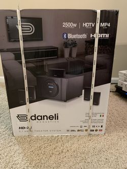 DANELI ACOUSTICS HD-73 HOME HDTV THEATRE SYSTEM