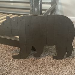 Lodge Style - Solid Wood Bedroom Decor Set X4