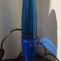Antique Blue Glitter Lava Lamp