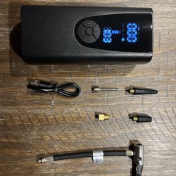 Brand New, Sealed, Tire/ball Inflator, Air Compressor, max 150 PSI, 6000mAh Rechargeable Battery, Digital Air Pressure Gauge