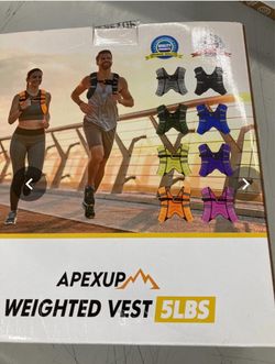 DON'T MISS THIS — Brand New APEXUP 5LB Weighted Vest