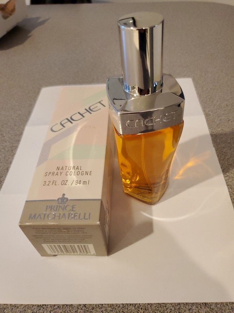 Cachet by Prince Matchabelli 3.2oz/94ml Cologne Spray Women **Discontinued**