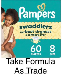 Pampers Swaddlers Size 8 Diapers 60 Count
