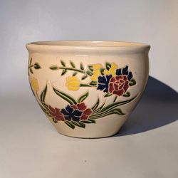 Lg Heavy Vintage USA Outdoor Vase