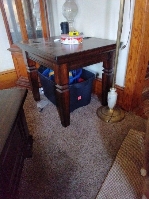 Wood Side Table