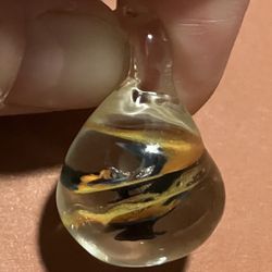 Handmade Glass Swirl Pendant 