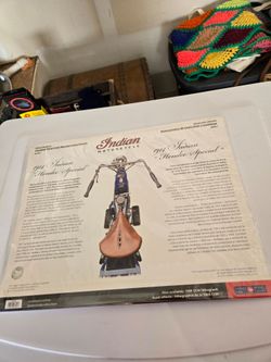 Collectible Indian Hendee Special Offical Lithograph