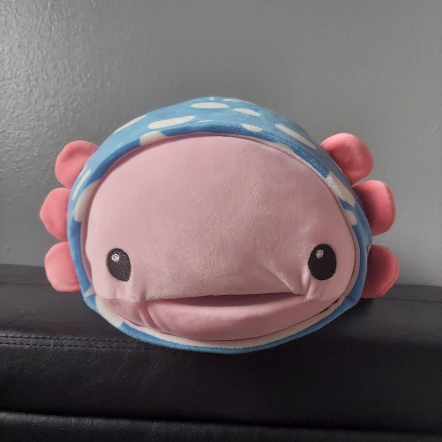 Mochipuni Wooper Looper Axolotl 24" Plush Stuffed Animal