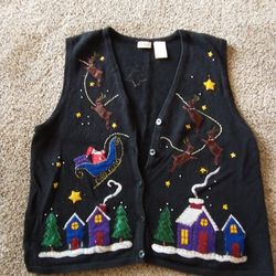 Christmas Sweater Vest XL