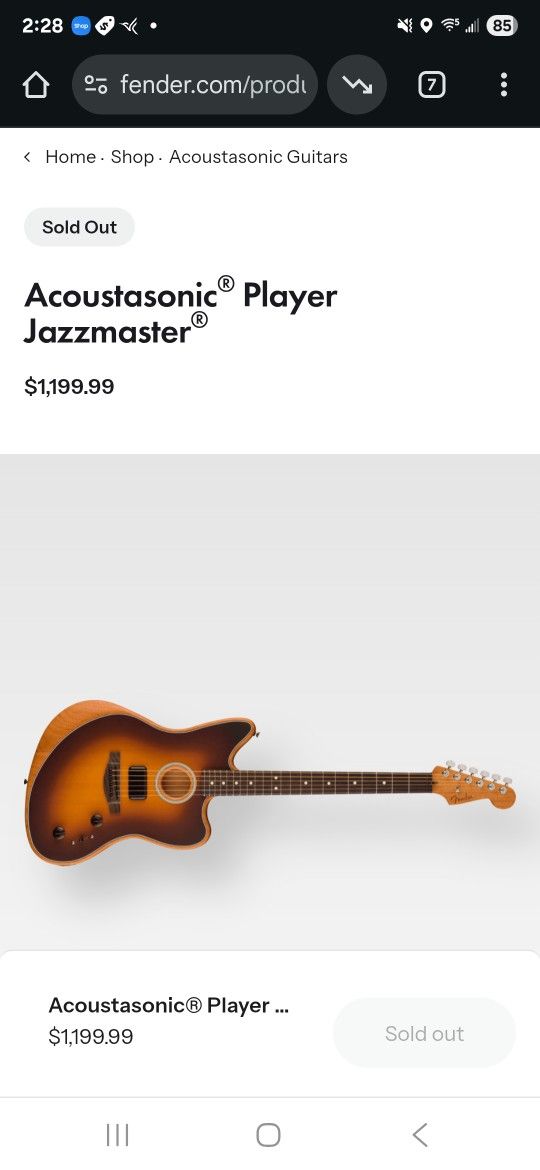 Fender Acoustasonic Player Jazzmaster