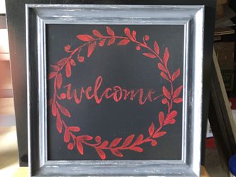 Home Decor Welcome Sign