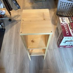 Assorted Homemade Shelves And End Table