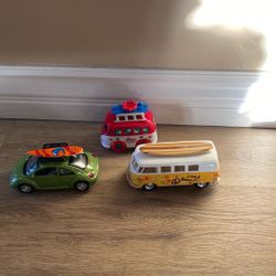 Diecast Volkswagens With Surf Boards